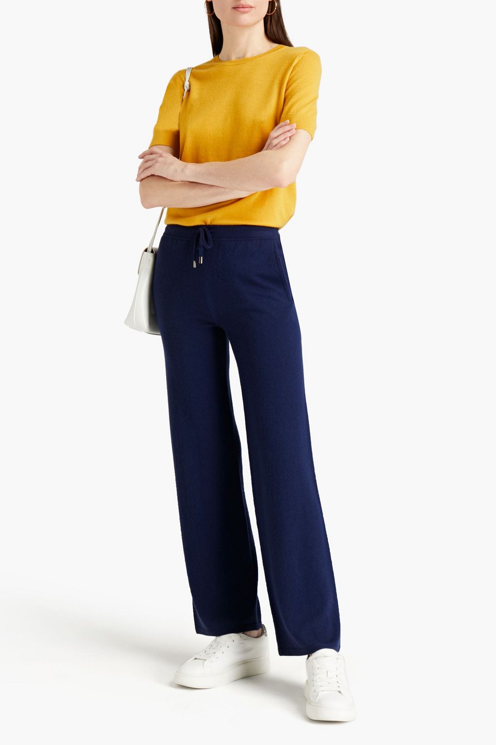 GENTRYPORTOFINO Cashmere straight-leg pants