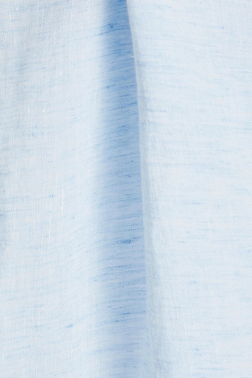 FABIANA FILIPPI Tulle-paneled slub linen dress
