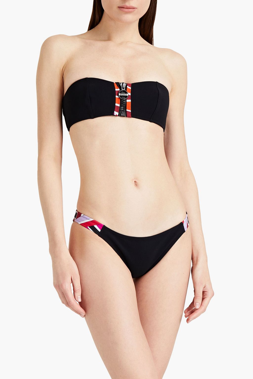 PUCCI Printed bandeau bikini