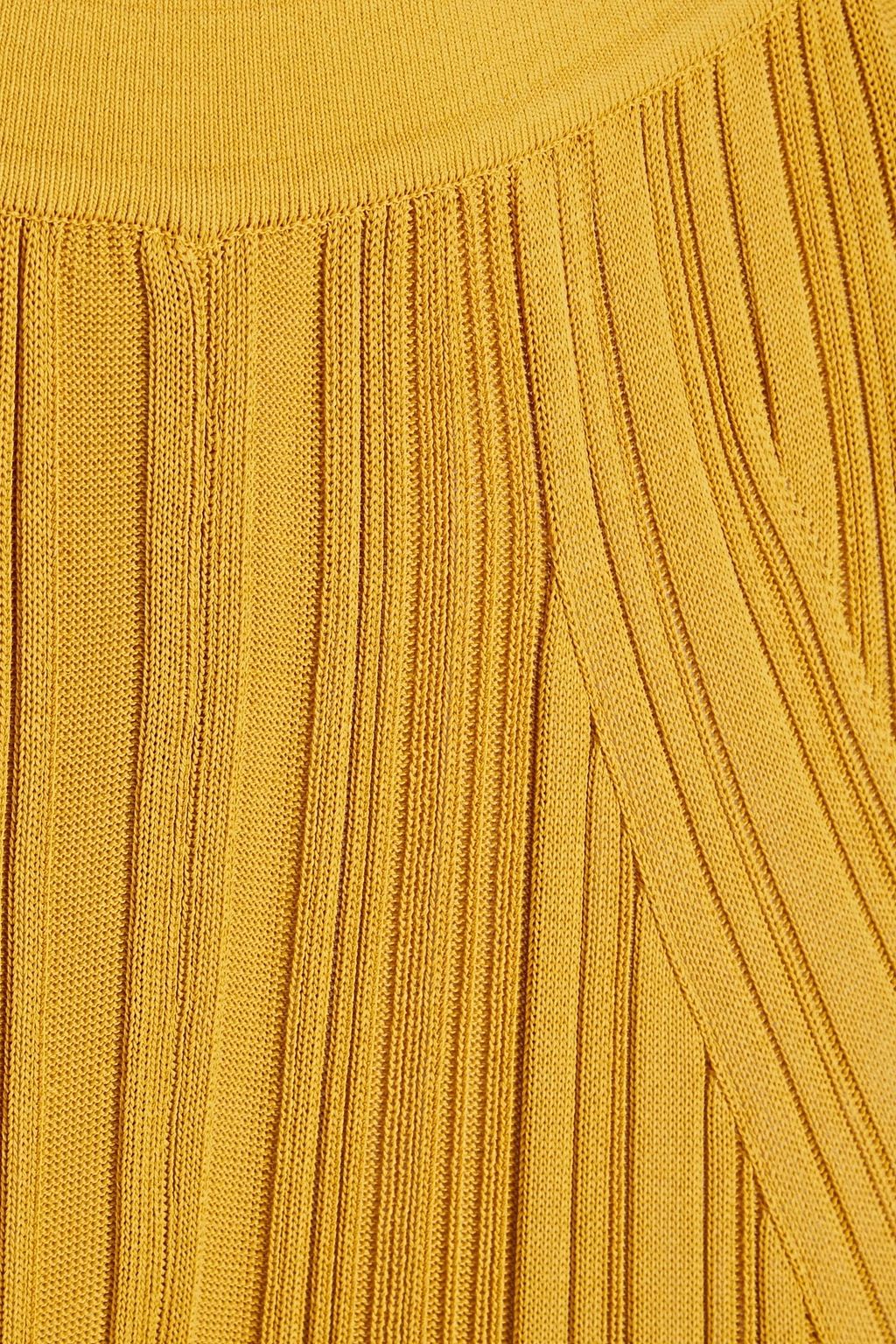 GENTRYPORTOFINO Ribbed-knit straight-leg pants