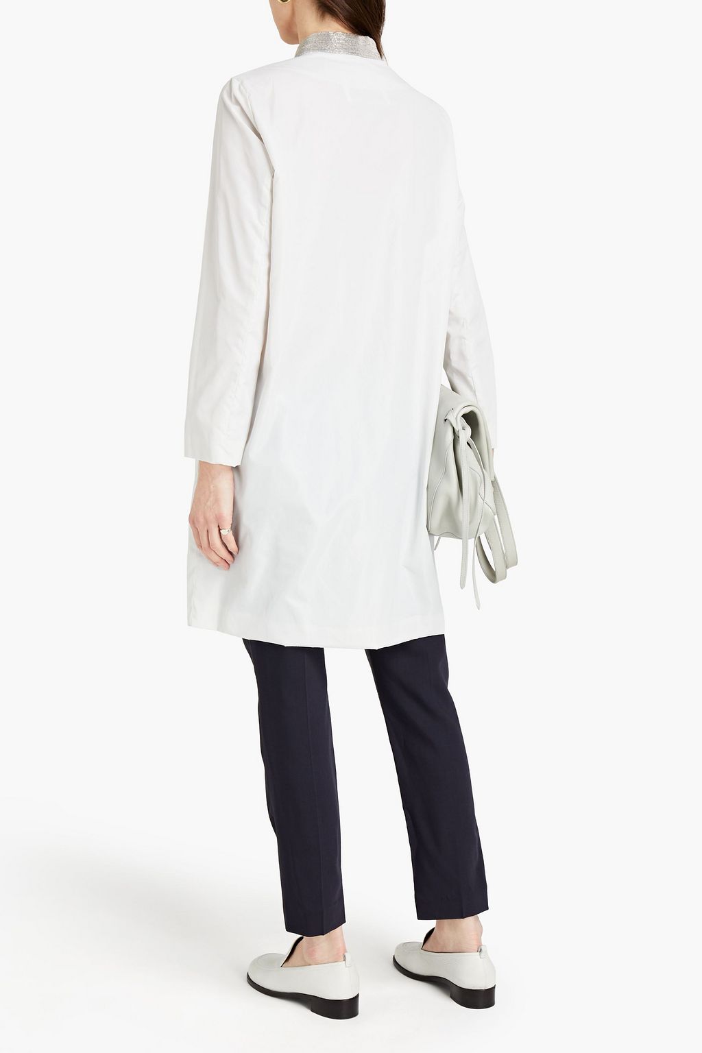 FABIANA FILIPPI Bead-embellished shell coat