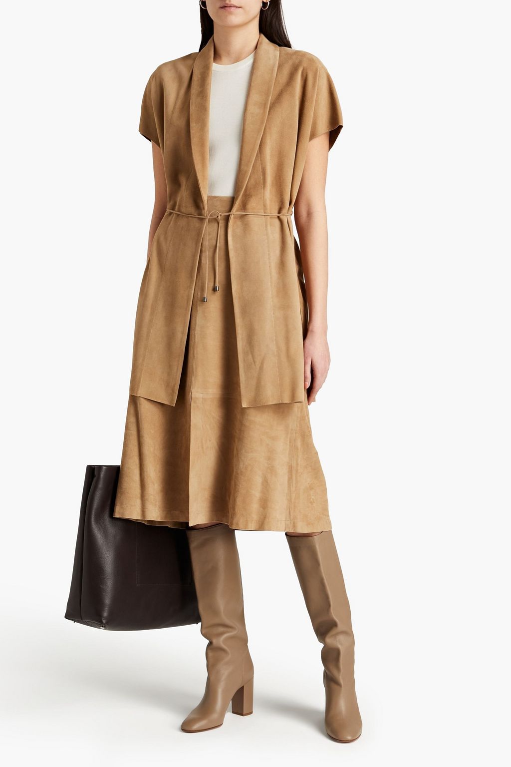 FABIANA FILIPPI Suede skirt