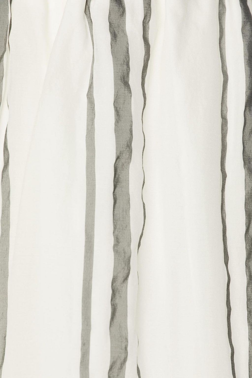 FABIANA FILIPPI Striped silk-chiffon midi skirt