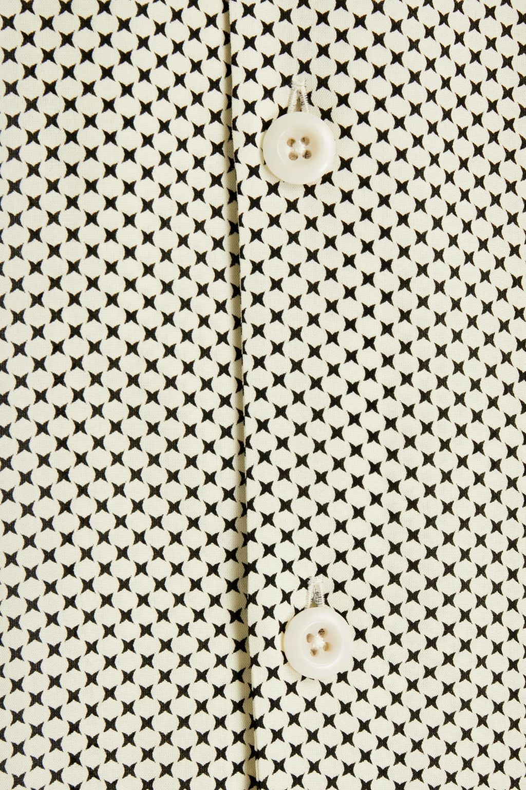 SANDRO Cravate printed Lyocell-blend shirt