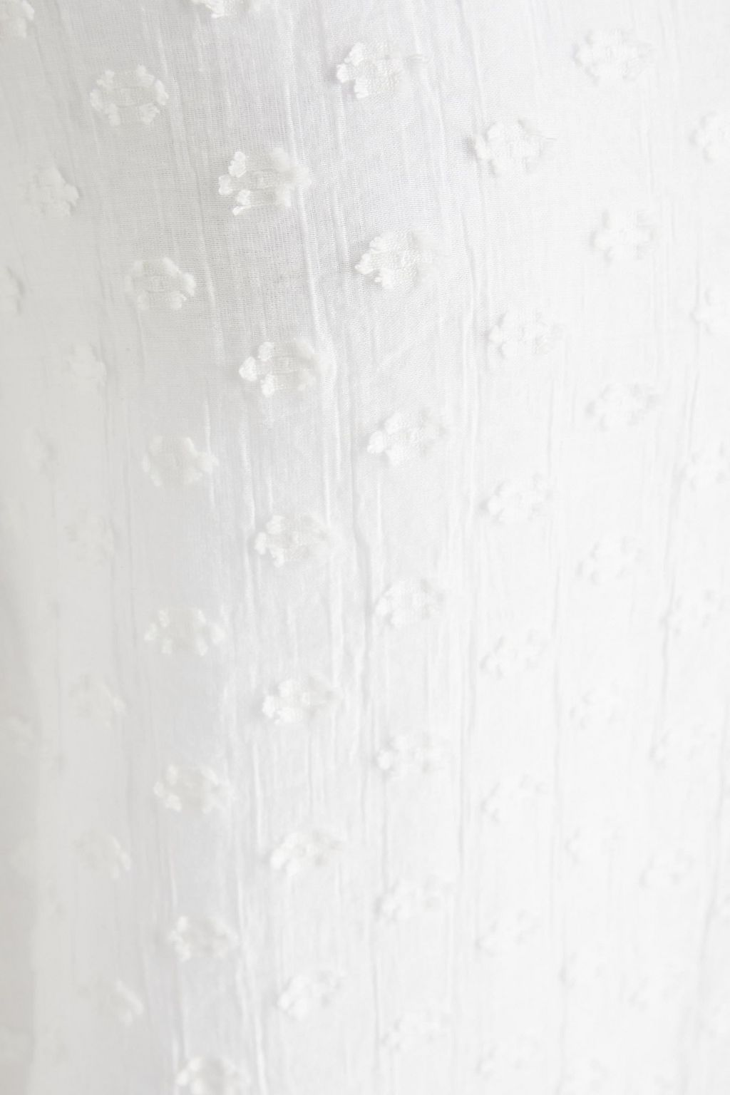 CLAUDIE PIERLOT Bow-detailed fil coupé Lyocell-blend mini dress
