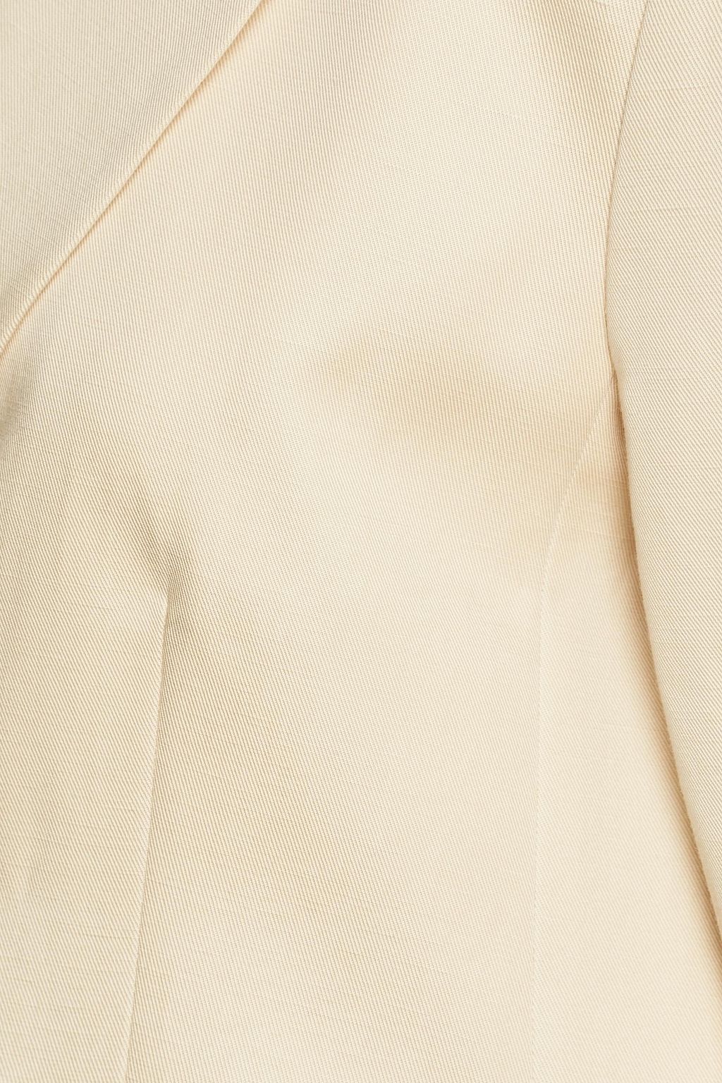CLAUDIE PIERLOT Lyocell and linen-blend twill blazer