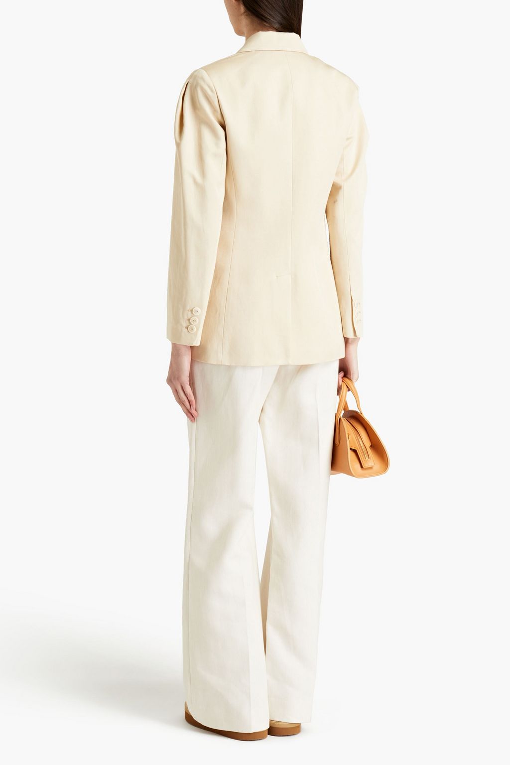 CLAUDIE PIERLOT Lyocell and linen-blend twill blazer