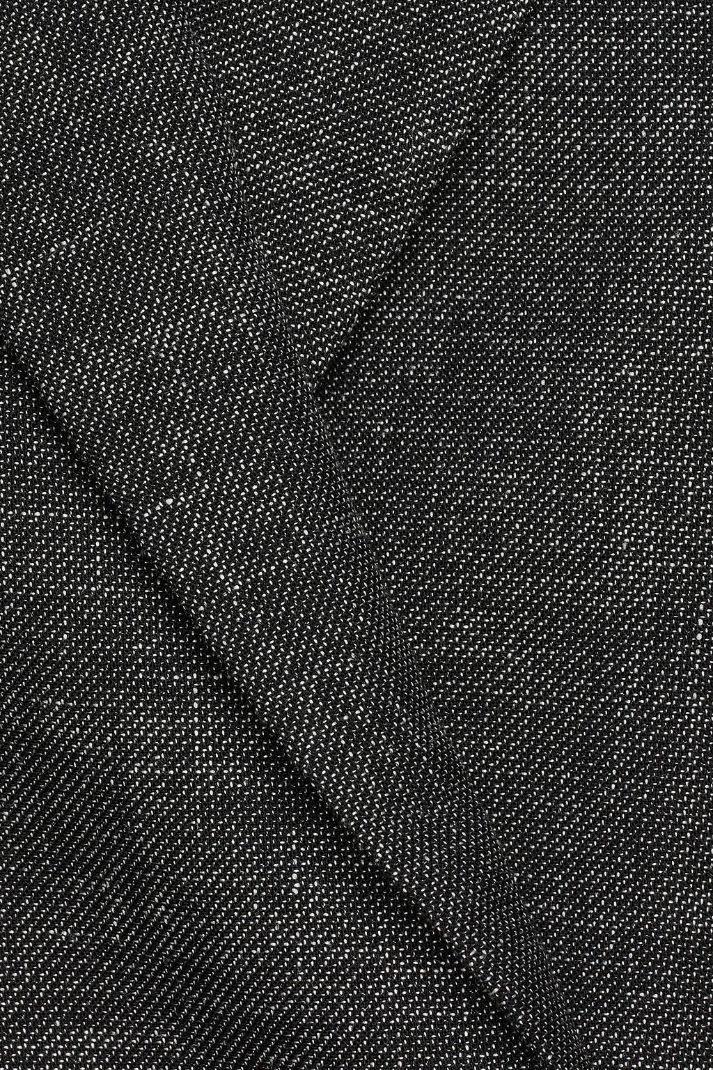 FABIANA FILIPPI Double-breasted wool, linen and silk-blend blazer