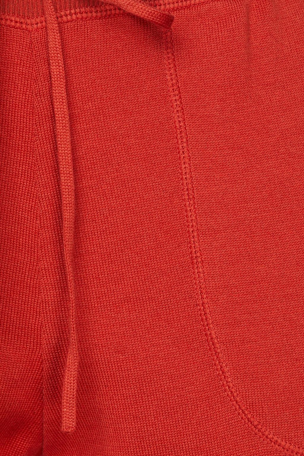 GENTRYPORTOFINO Cotton and cashmere-blend tapered pants