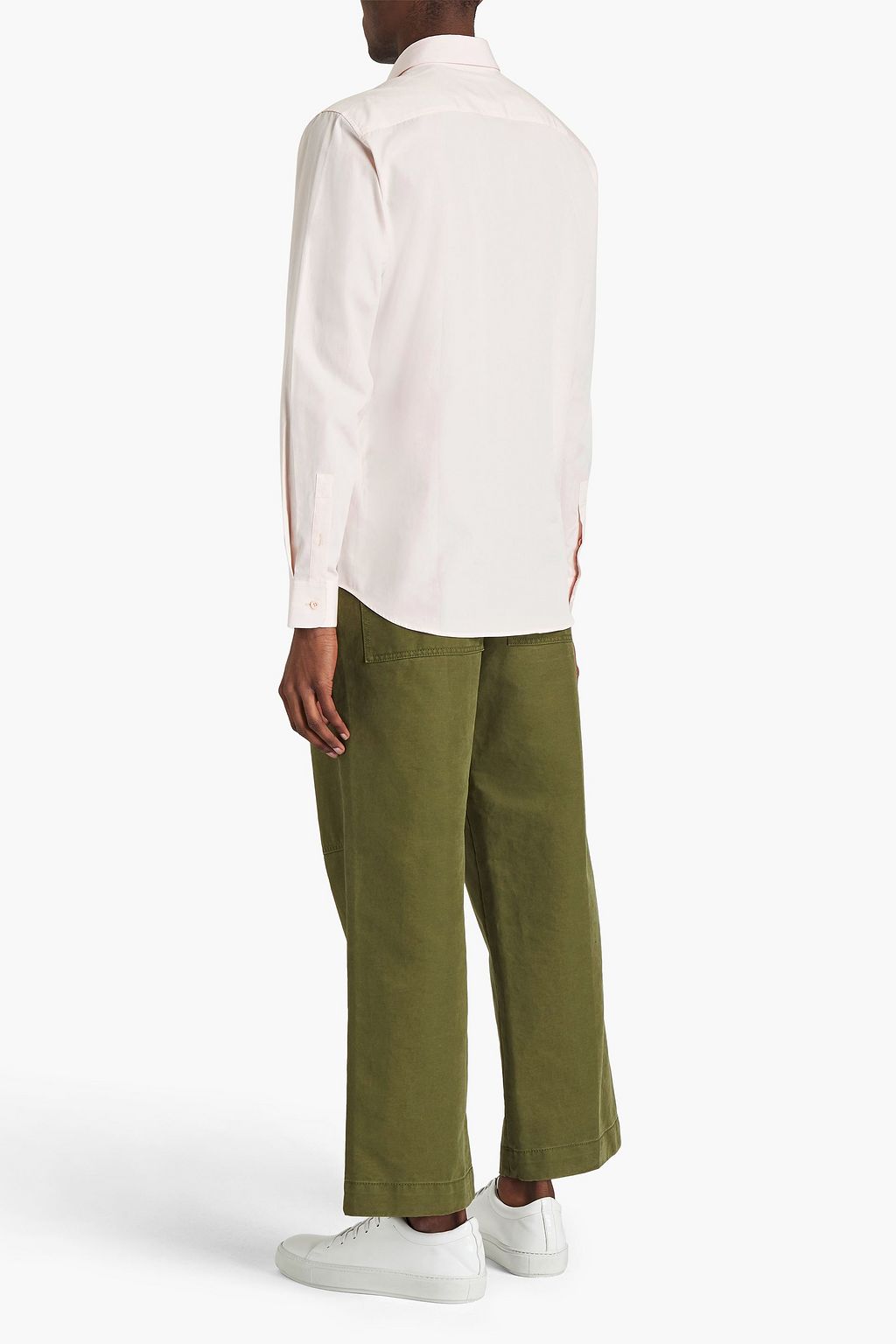 SANDRO Cotton-poplin shirt
