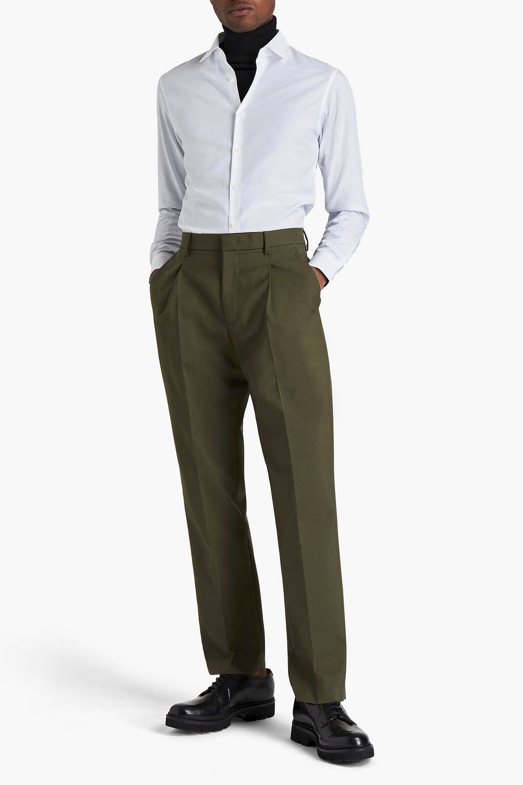 SANDRO Cotton-poplin shirt