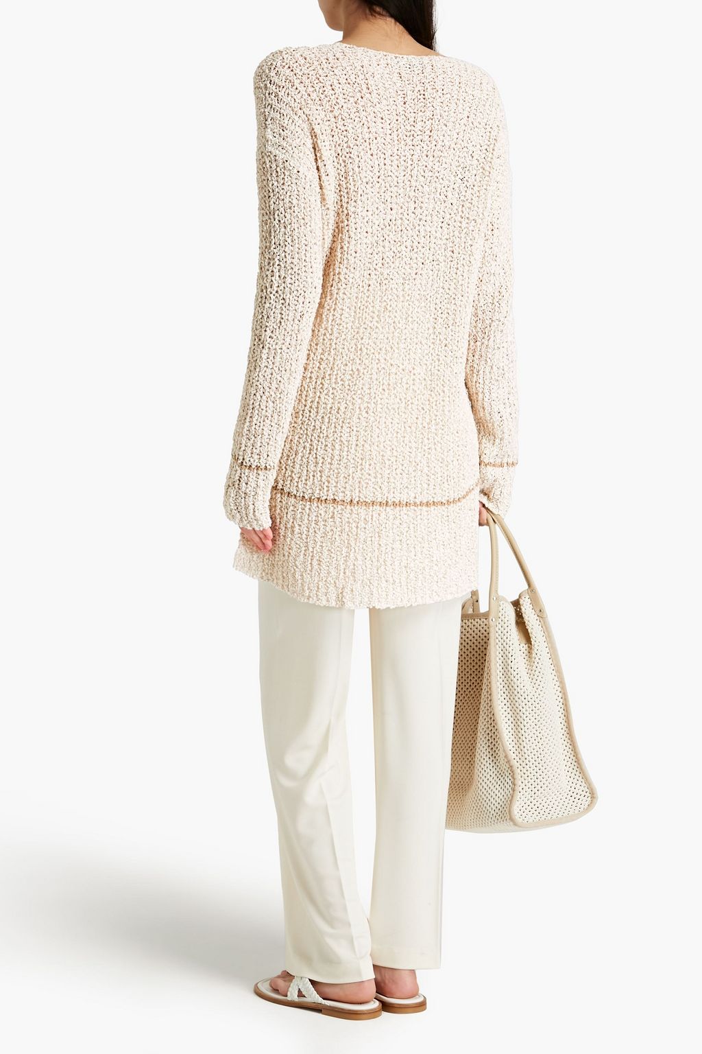GENTRYPORTOFINO Bouclé-knit sweater