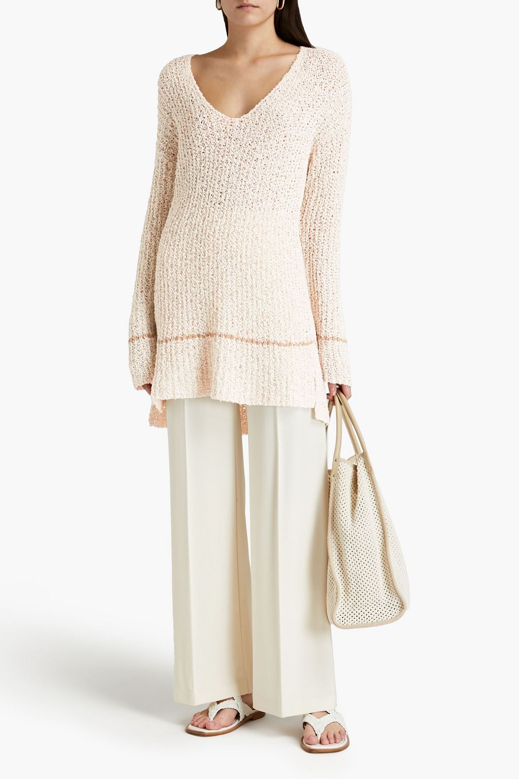 GENTRYPORTOFINO Bouclé-knit sweater