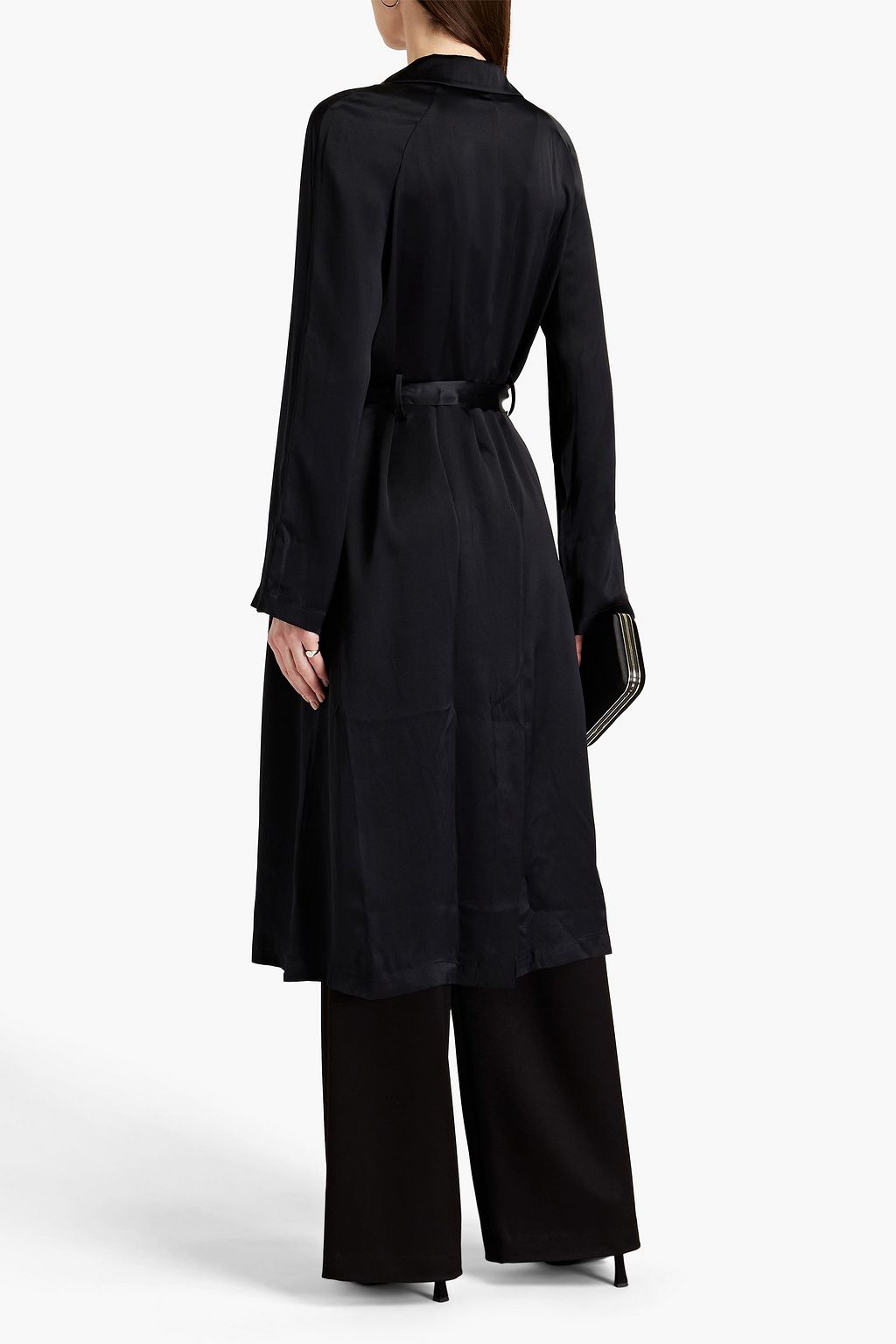 WE ARE LEONE Silk-satin robe
