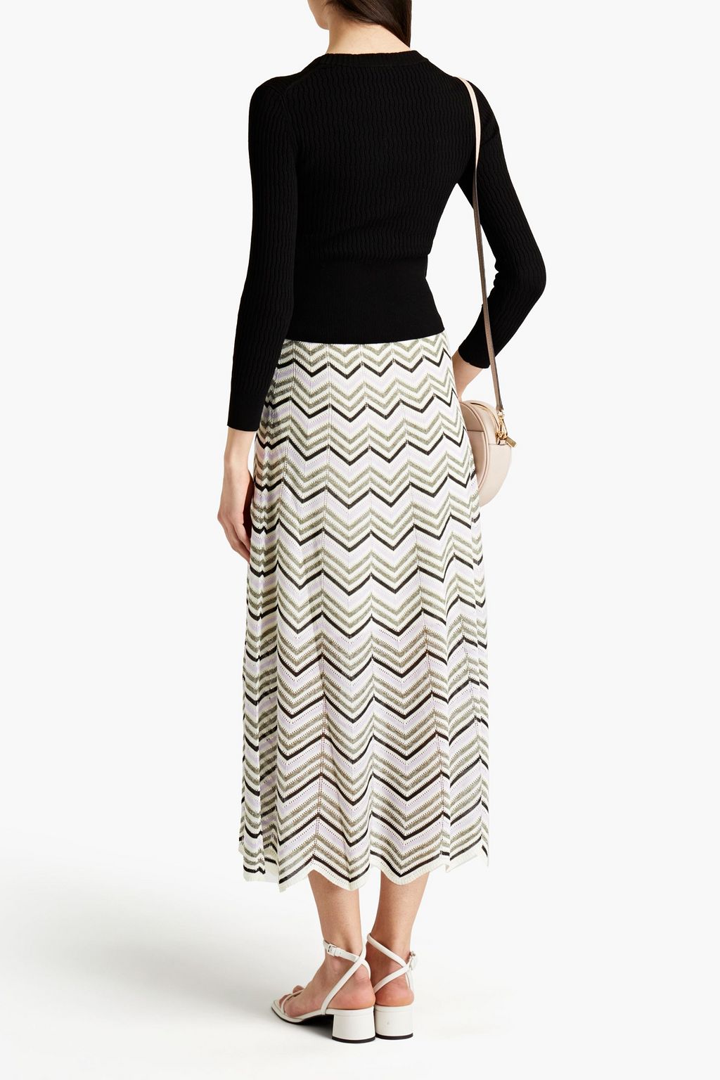 CLAUDIE PIERLOT Marianne ribbed-knit cardigan