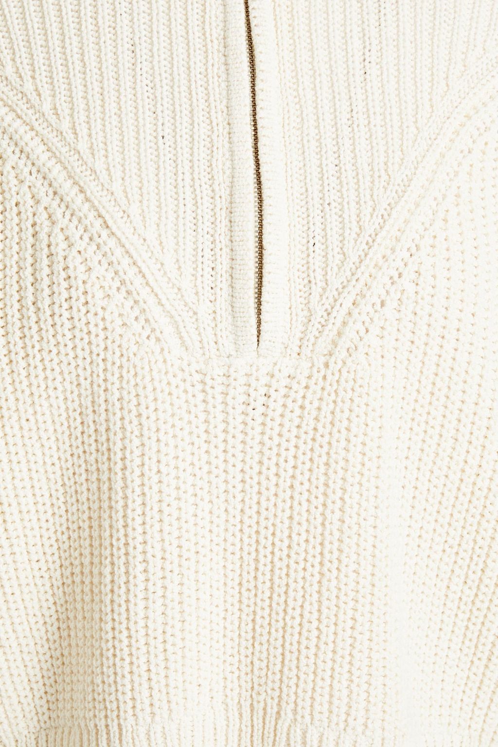 SIMKHAI Ribbed cotton-blend sweater
