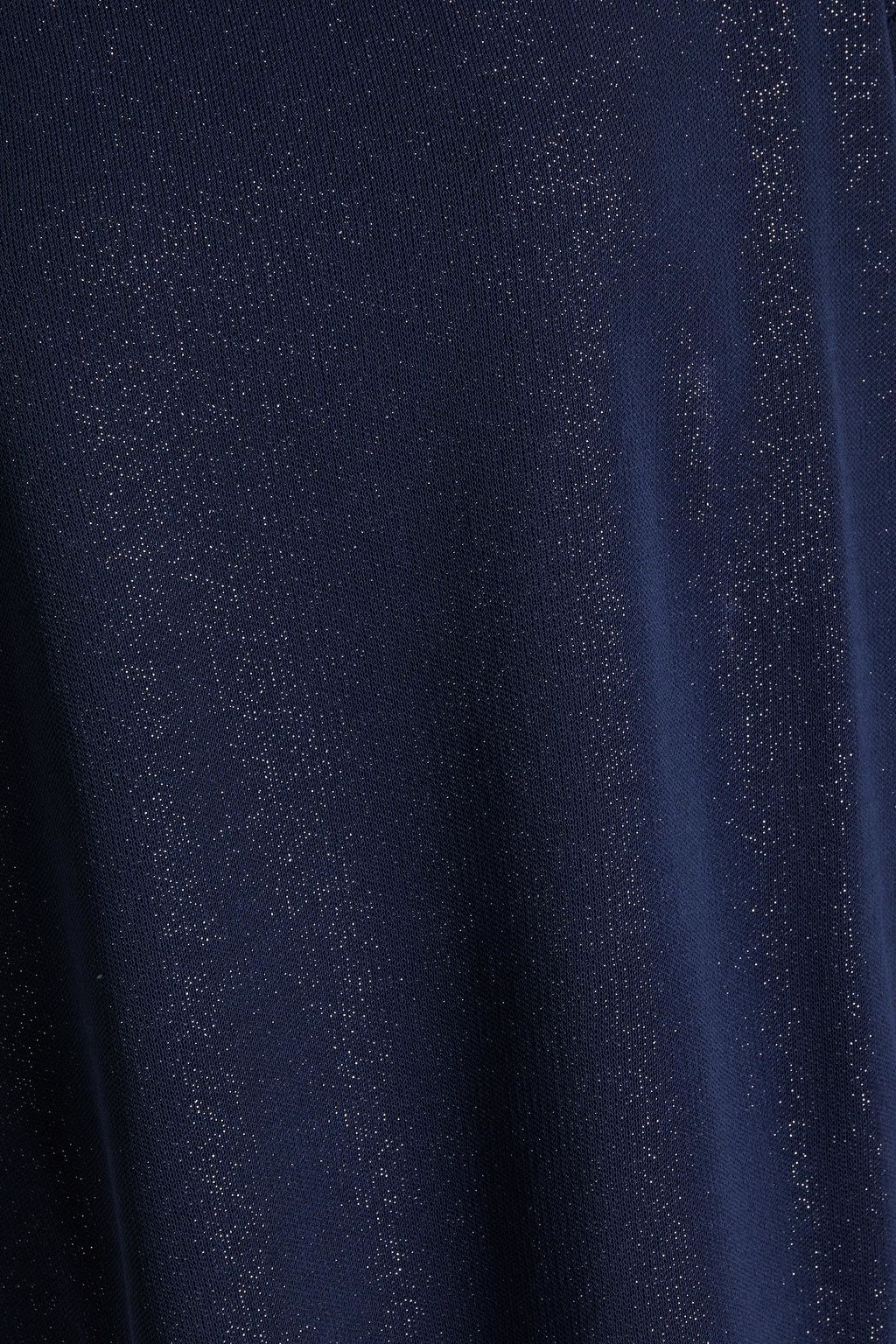 GENTRYPORTOFINO Metallic knitted sweater