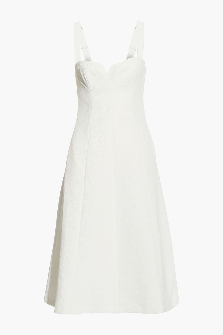 rebecca vallance calla v wire midi dress