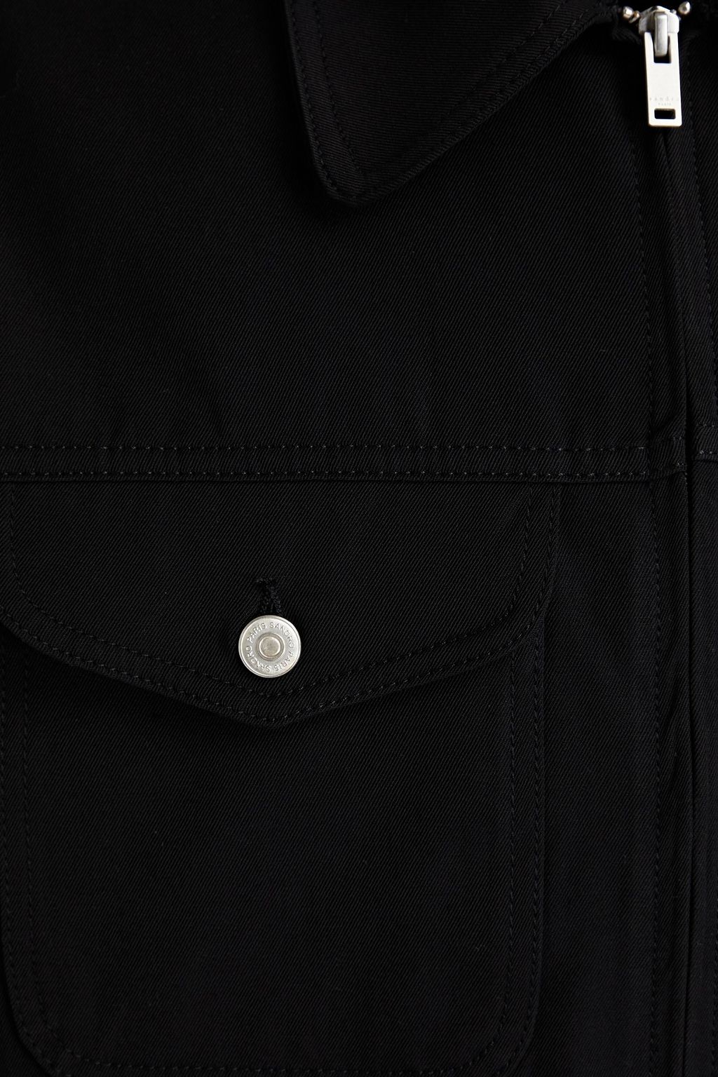 SANDRO Morrissey twill jacket