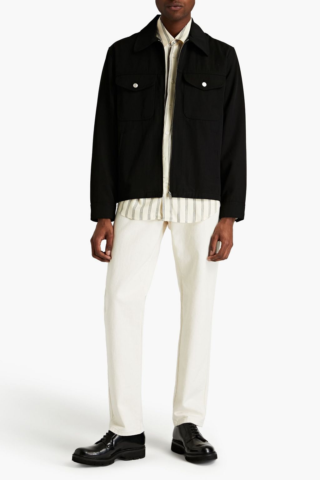 SANDRO Morrissey twill jacket