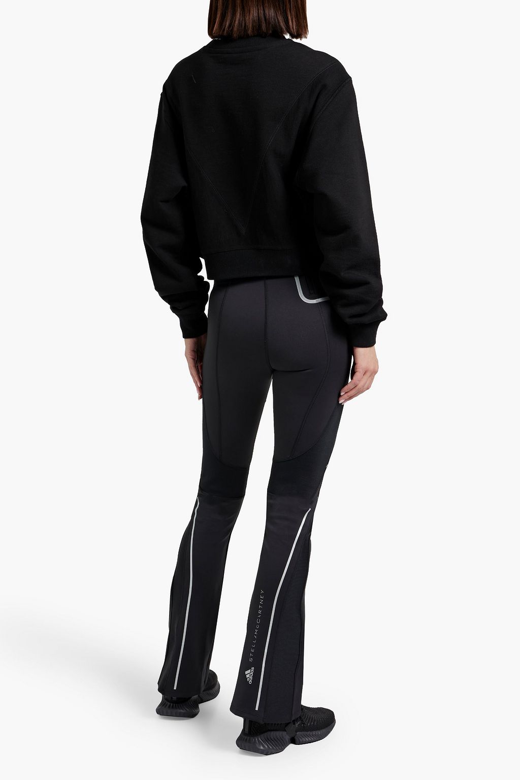 ADIDAS BY STELLA MCCARTNEY Printed stretch flared leggings