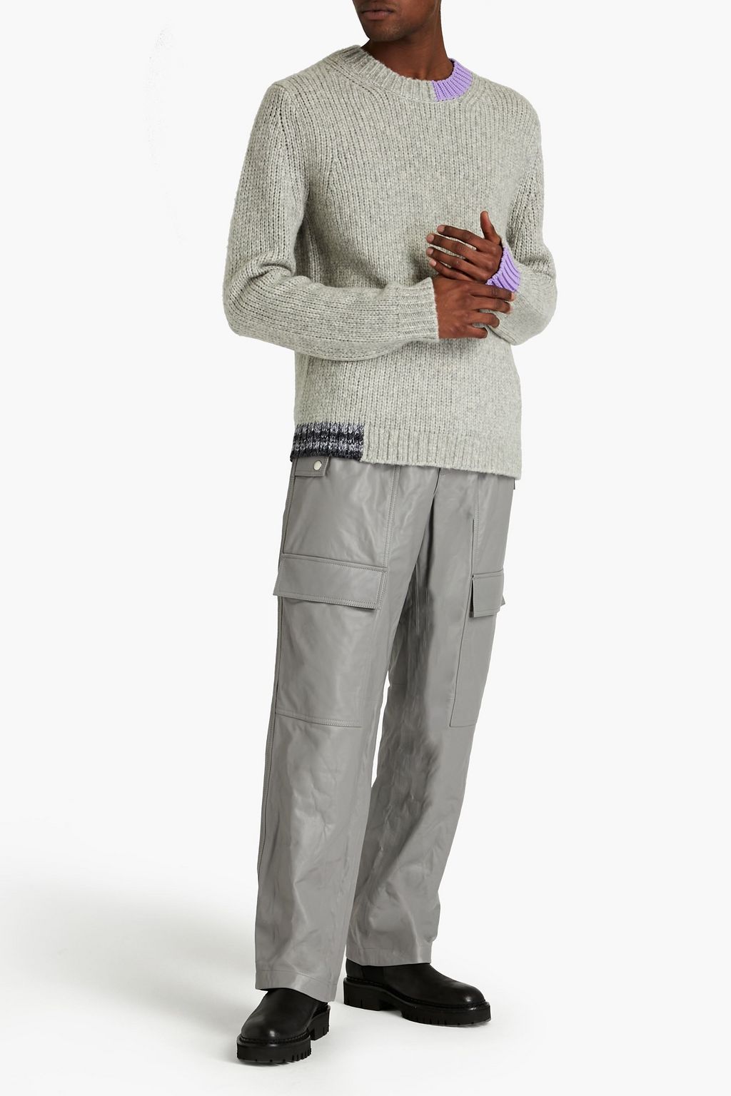 HELMUT LANG Ribbed-knit sweater