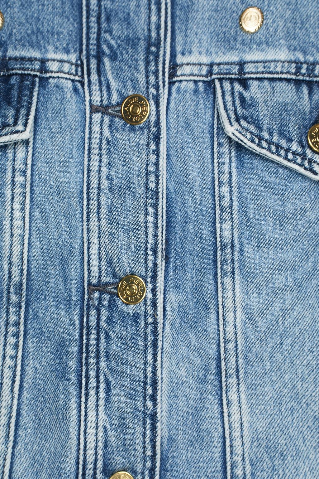 CLAUDIE PIERLOT Volis studded denim jacket