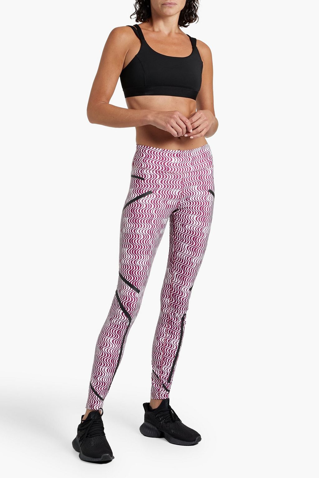 ADIDAS BY STELLA MCCARTNEY Printed stretch leggings
