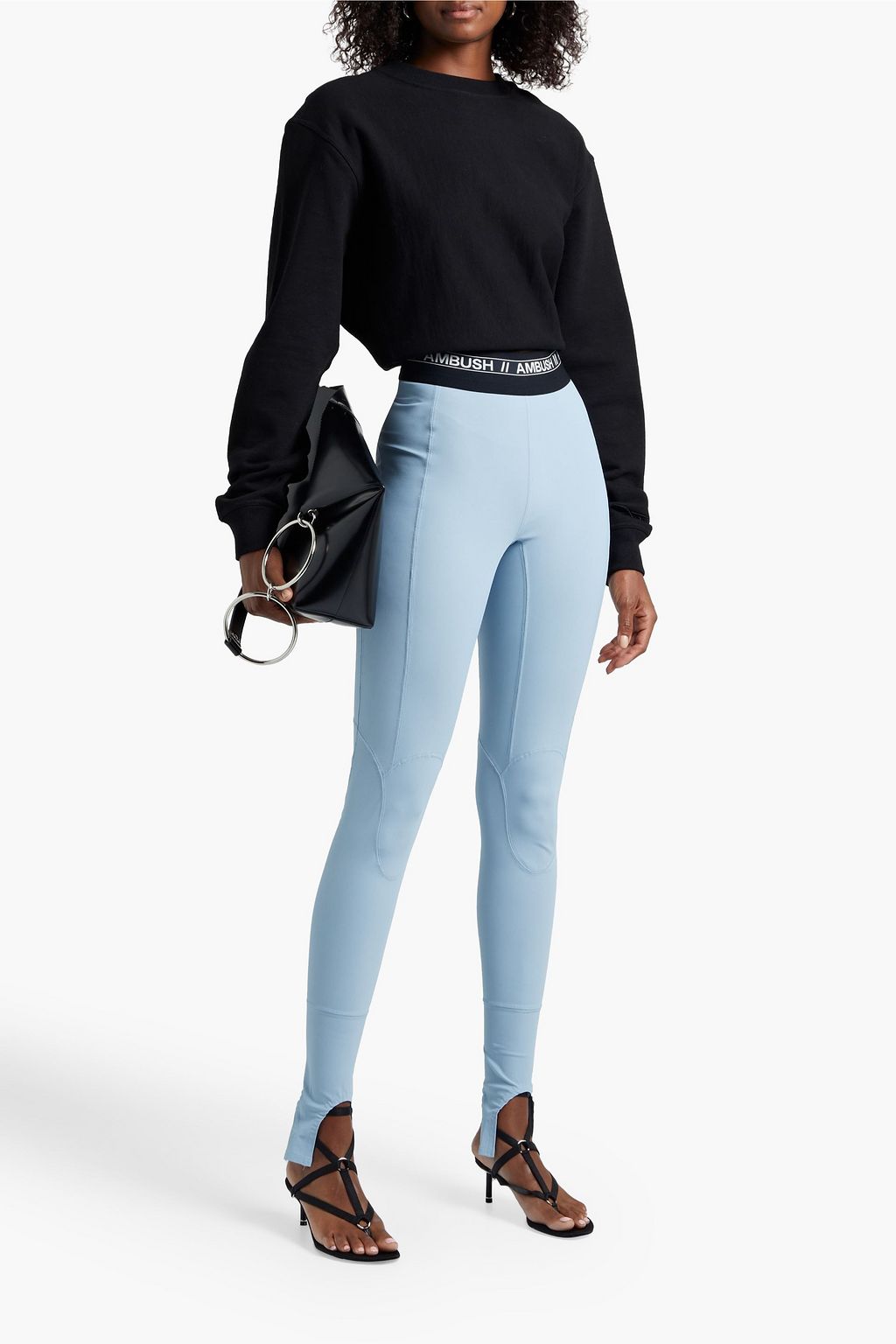 AMBUSH Printed scuba leggings THE