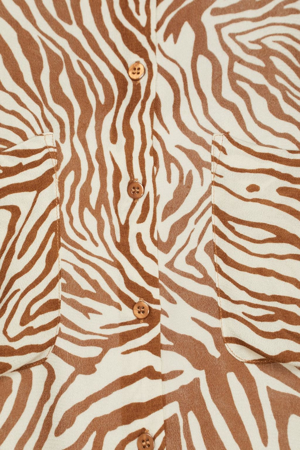 SAMSØE Φ SAMSØE Milly zebra-print crepe shirt