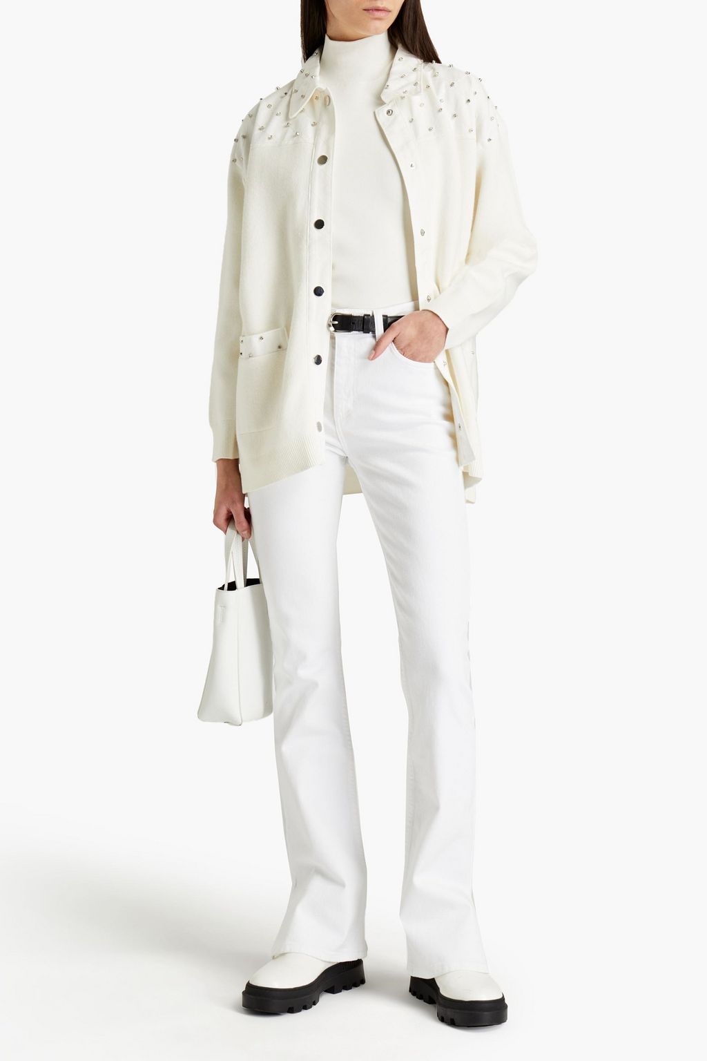 CLAUDIE PIERLOT High-rise bootcut jeans