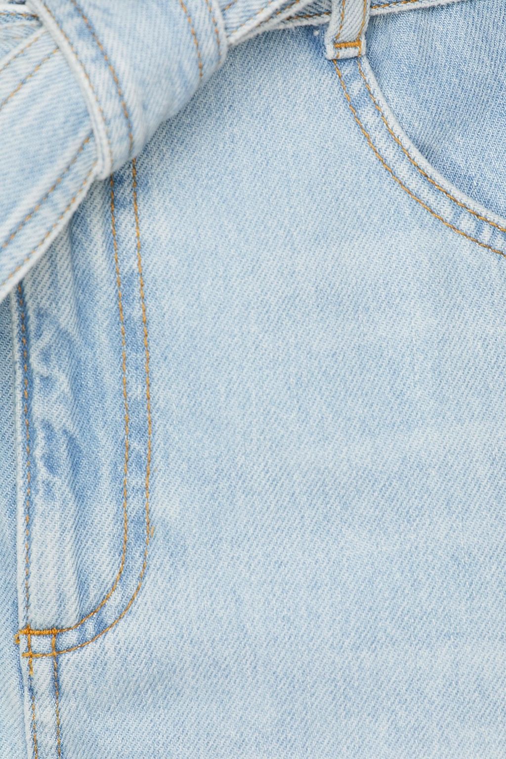CLAUDIE PIERLOT Palmebis belted high-rise tapered jeans