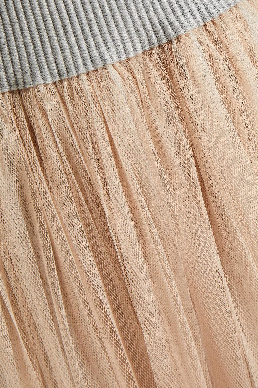 FABIANA FILIPPI Gathered tulle midi skirt