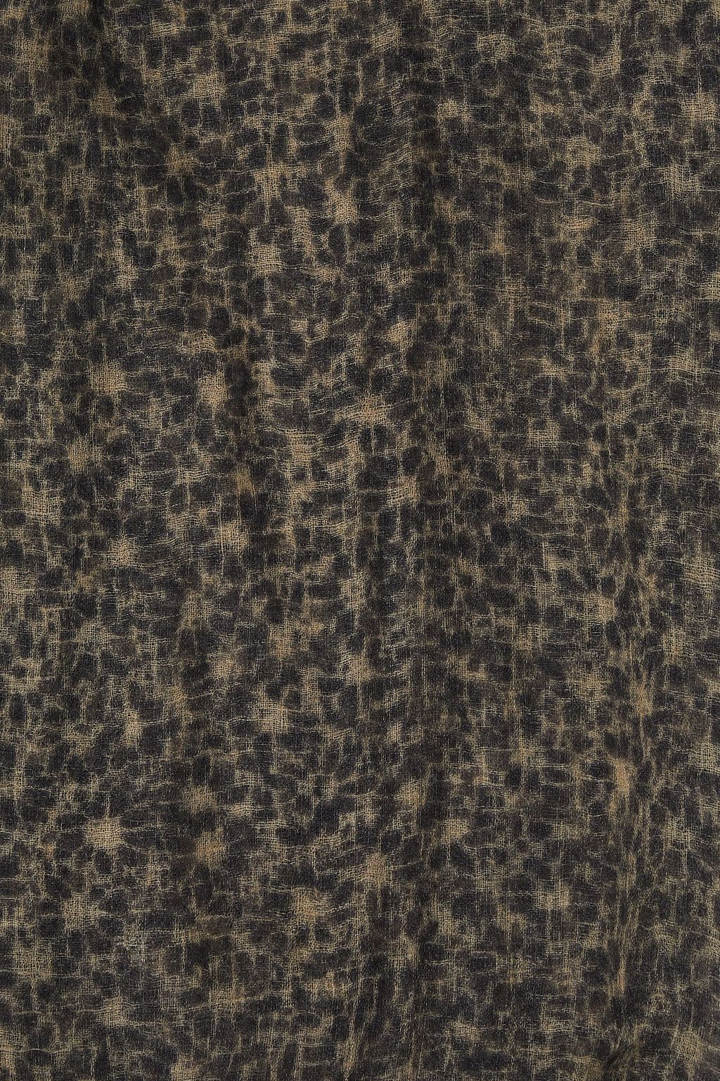 BRUNELLO CUCINELLI Frayed printed cashmere-gauze scarf