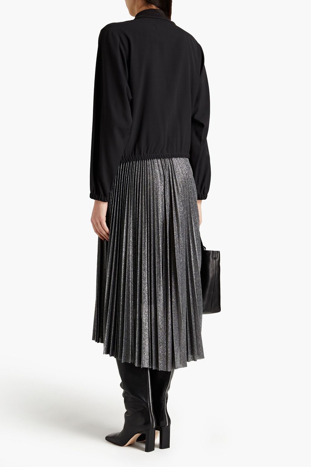 FABIANA FILIPPI Bead-embellished wool-blend twill bomber jacket