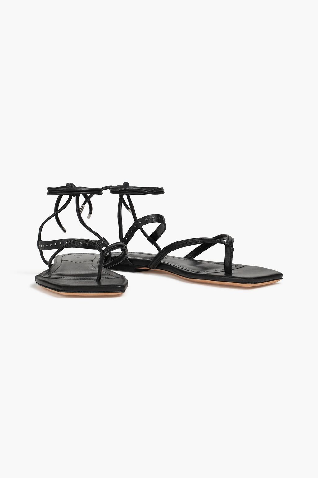 IRO Riva Sandalen aus Leder mit Nieten