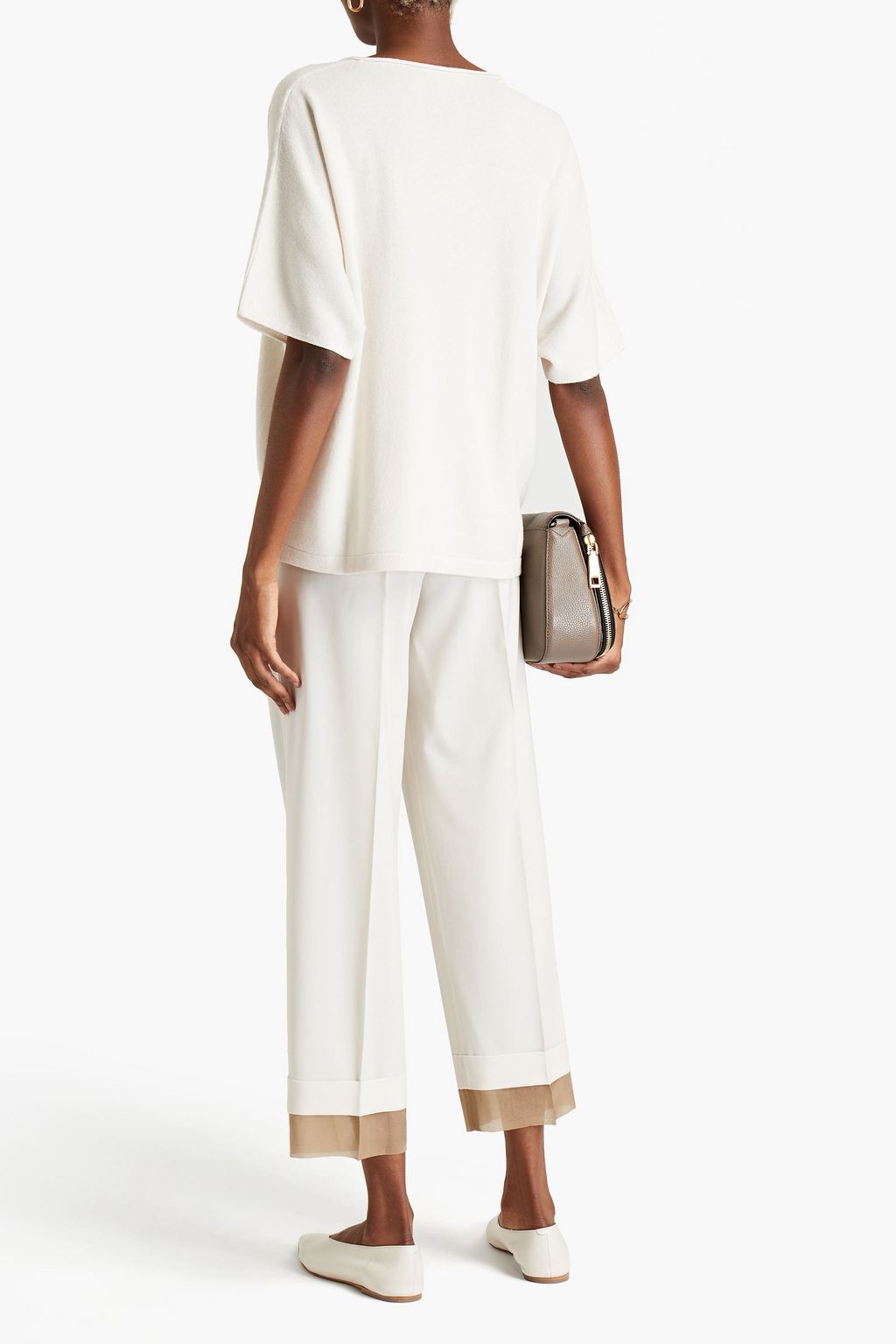 FABIANA FILIPPI Cropped wool tapered pants