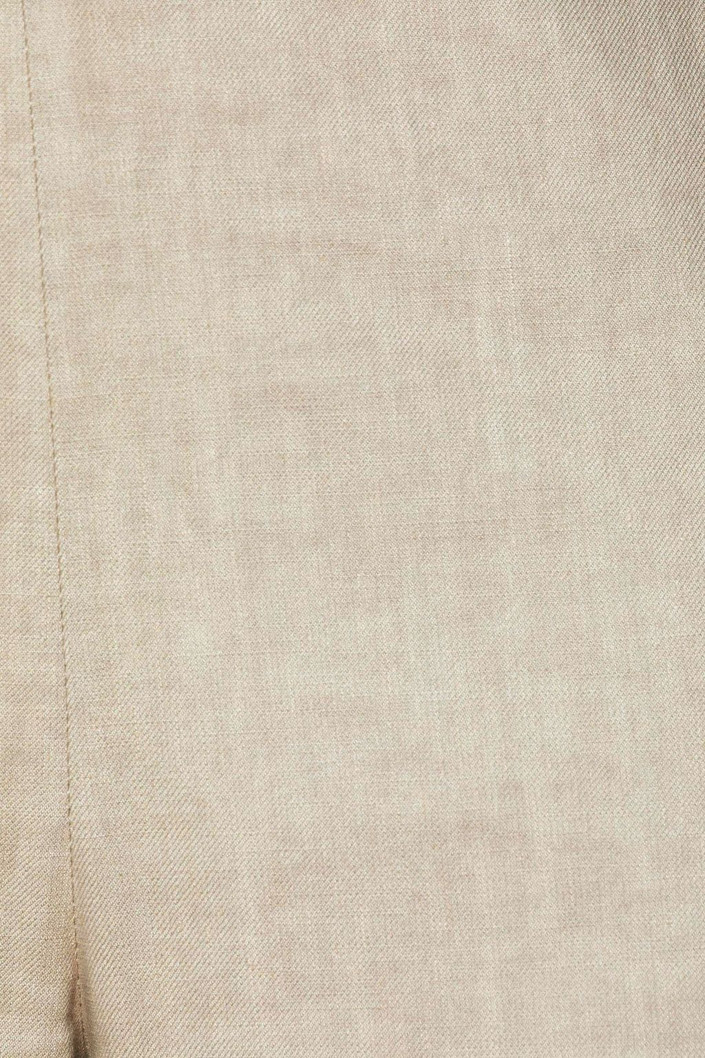 FABIANA FILIPPI Embellished slub linen-blend straight-leg pants