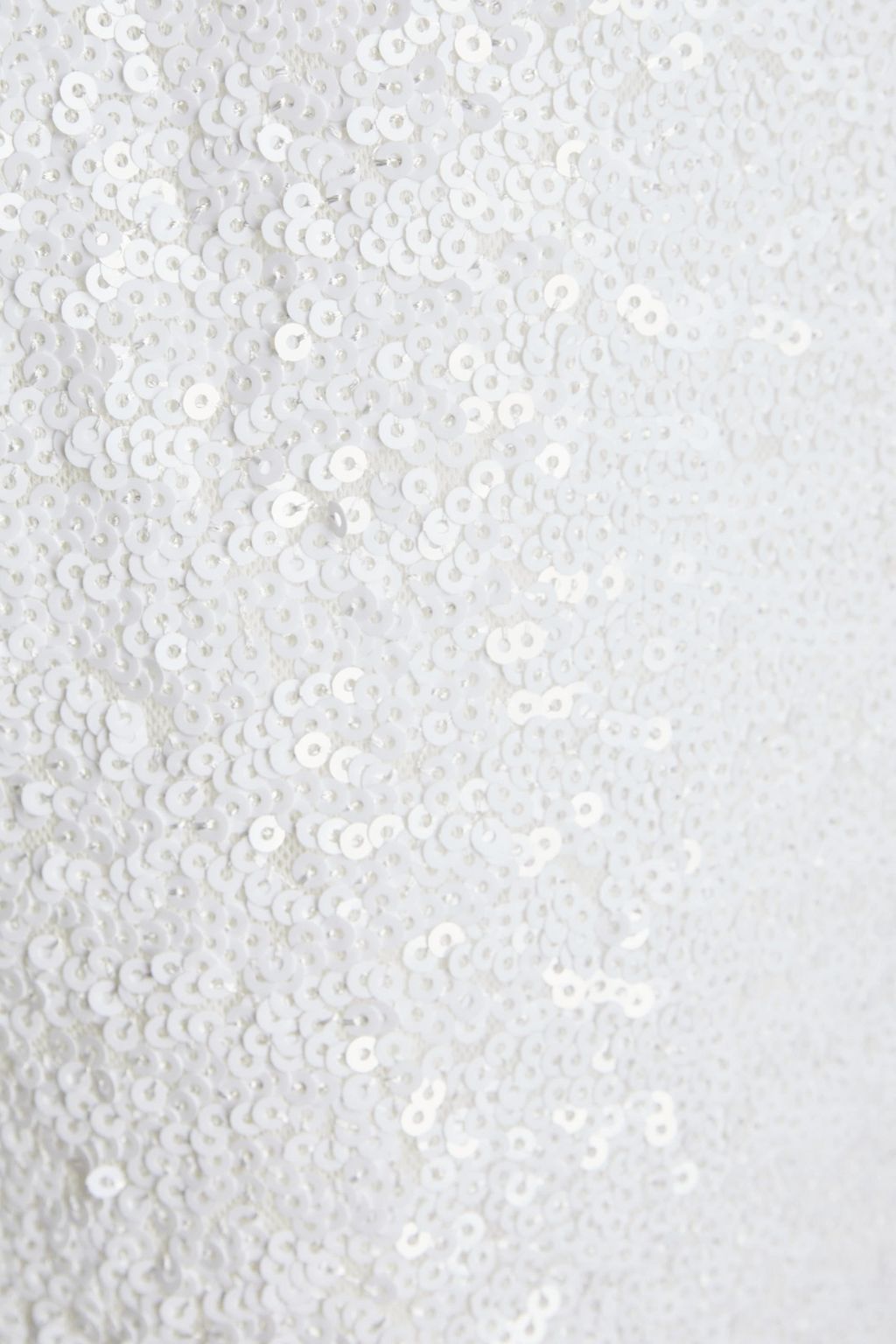 BADGLEY MISCHKA Sequined mesh wide-leg pants