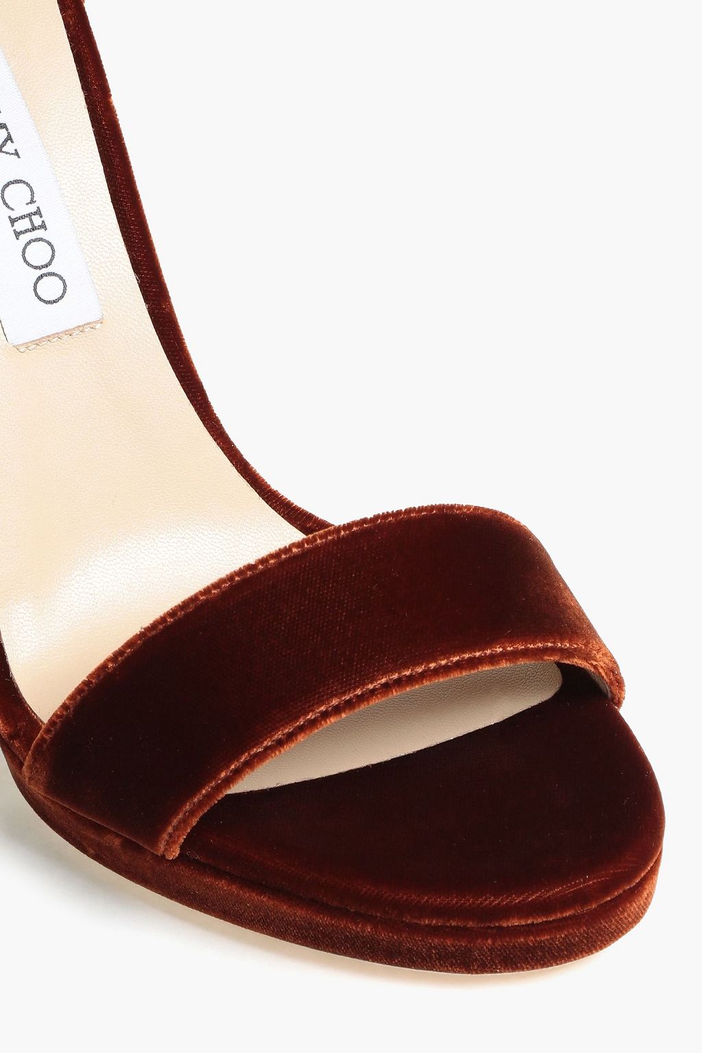 JIMMY CHOO Misty 120 velvet sandals