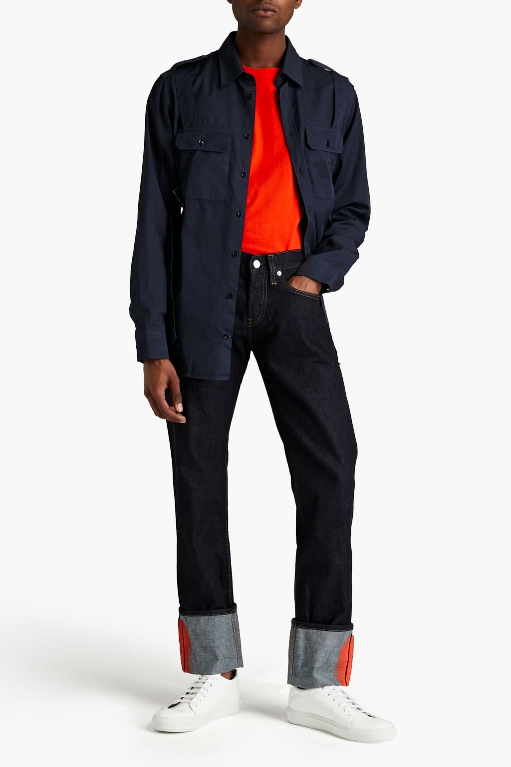 HELMUT LANG Painted denim jeans