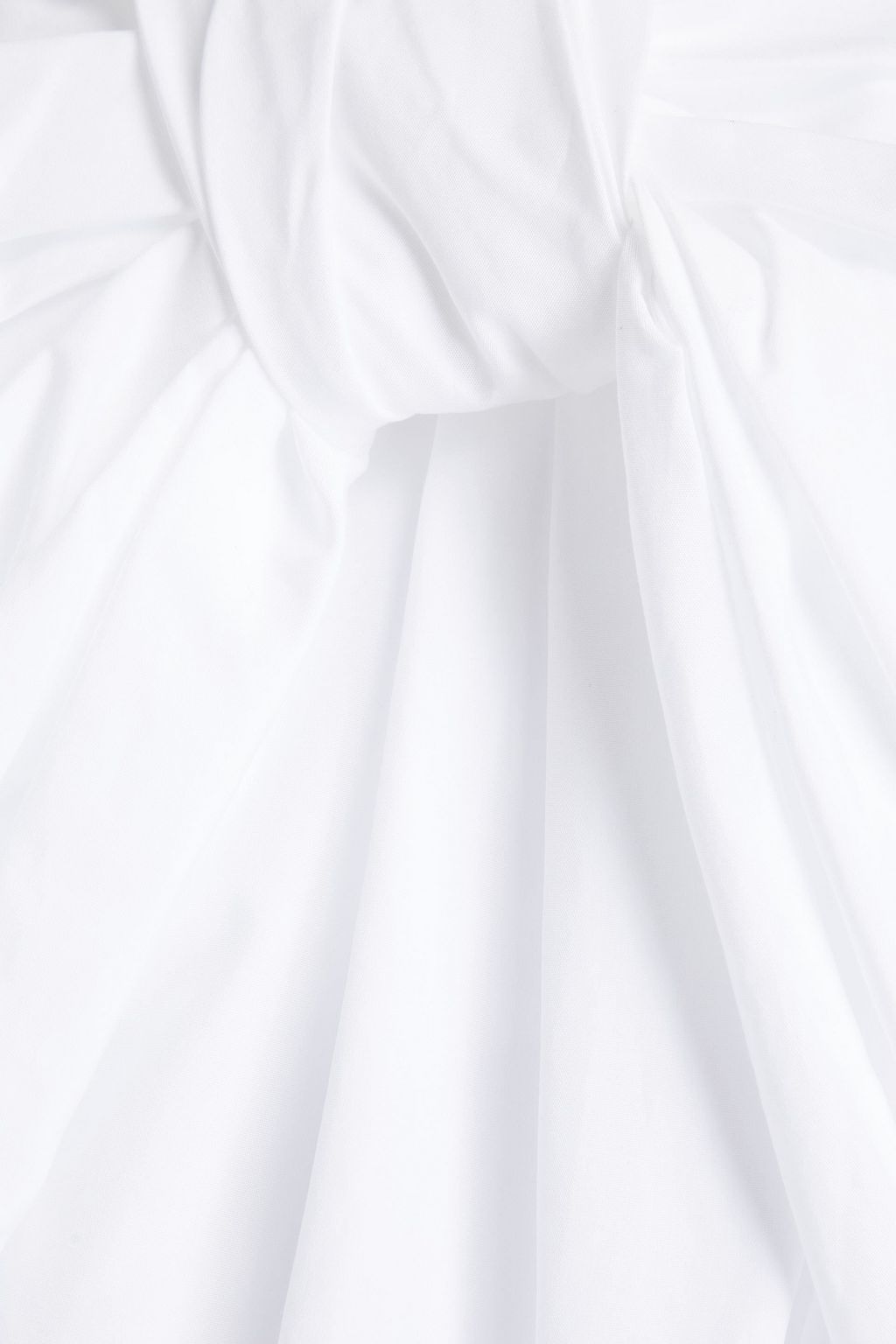 SIMONE ROCHA Bow-embellished cotton-poplin top