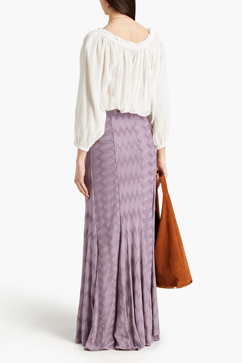 MISSONI Crochet-knit maxi skirt