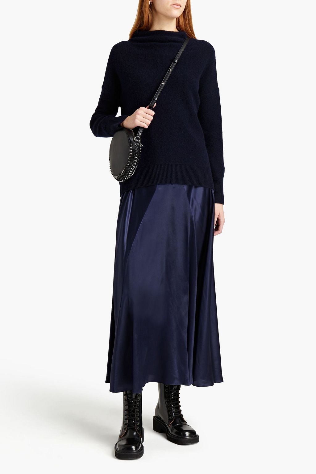 SIMONE ROCHA Silk-satin maxi skirt
