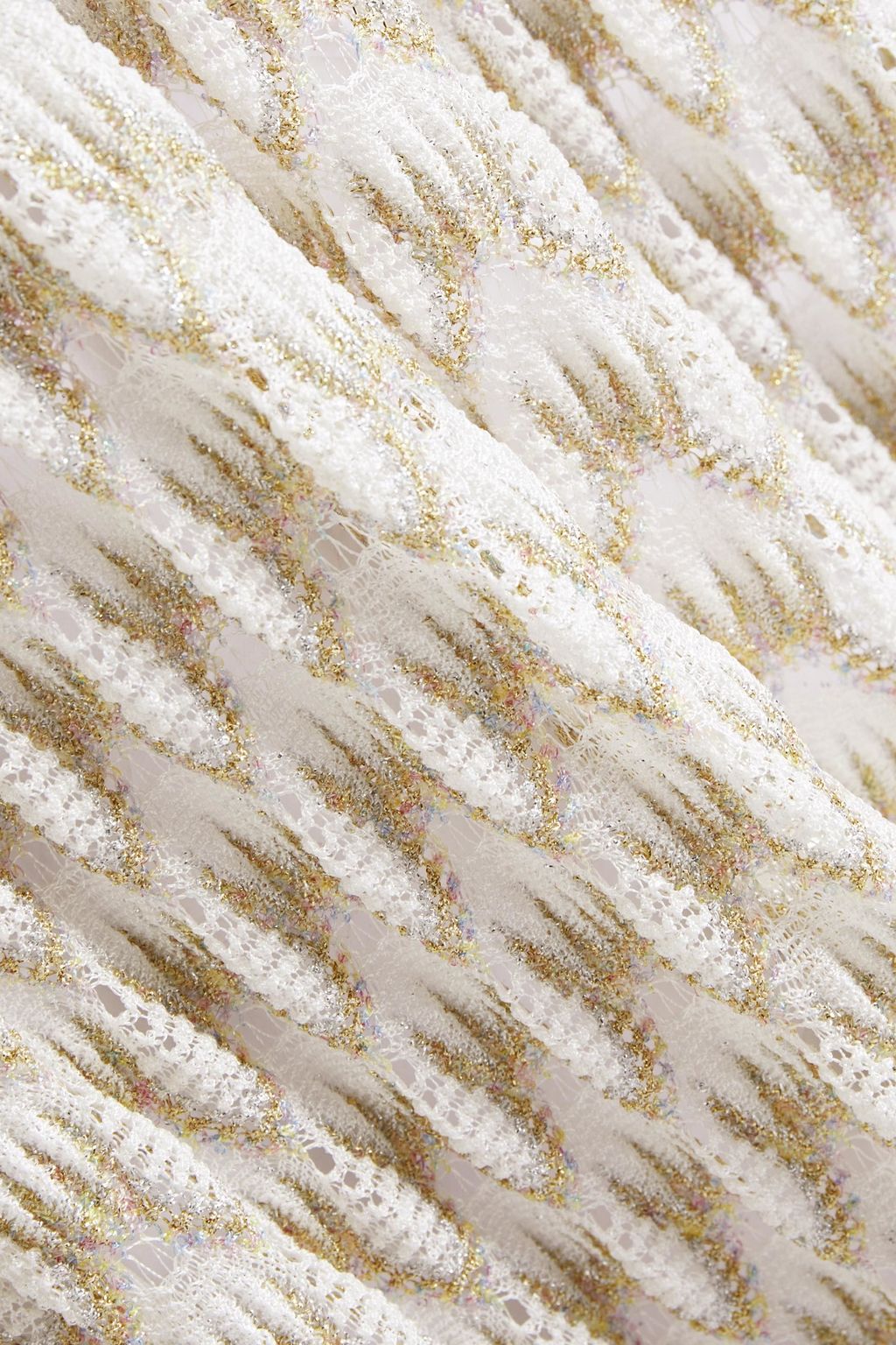 MISSONI MARE Mare metallic crochet-knit coverup