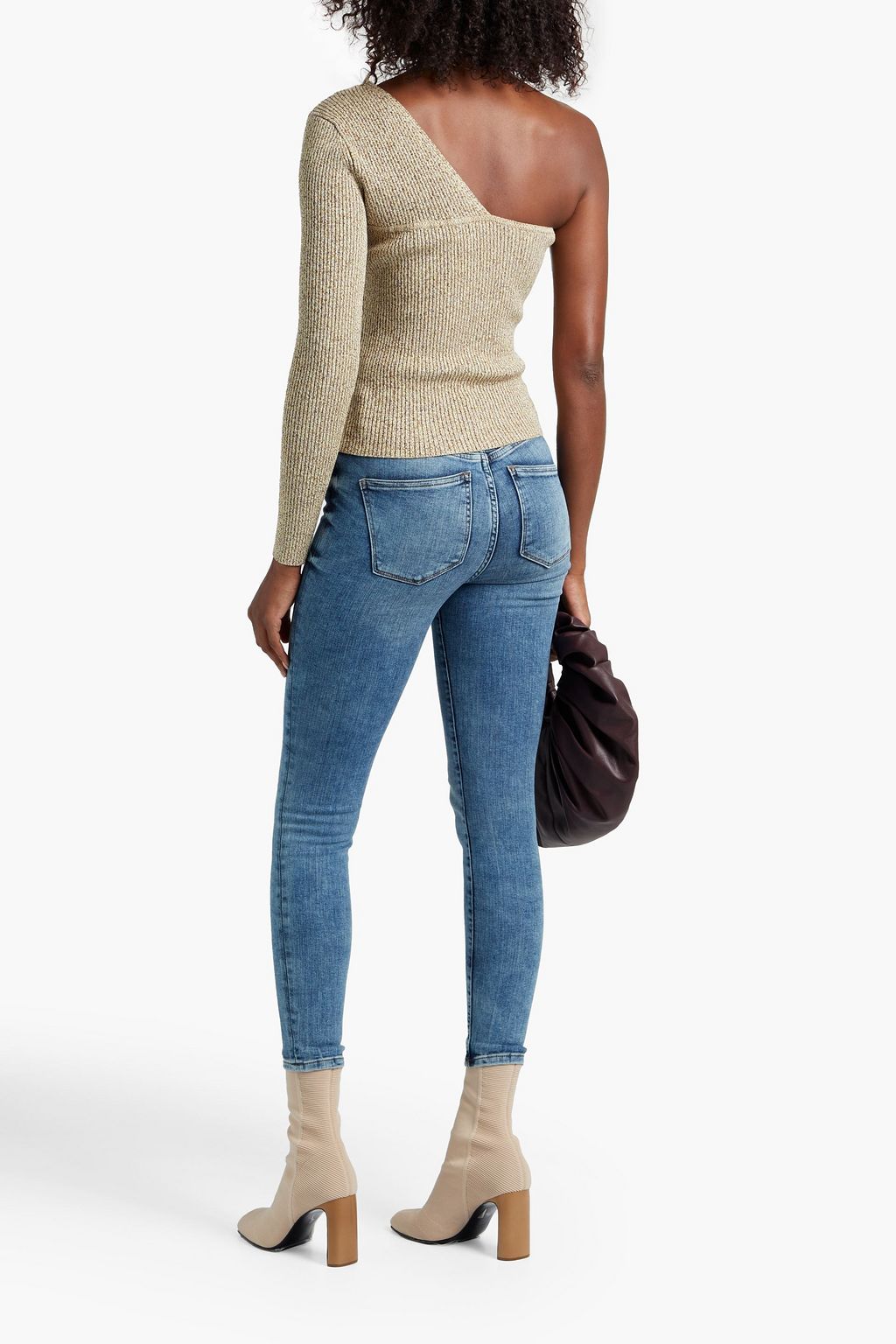 DL1961 Farrow faded high-rise skinny jeans
