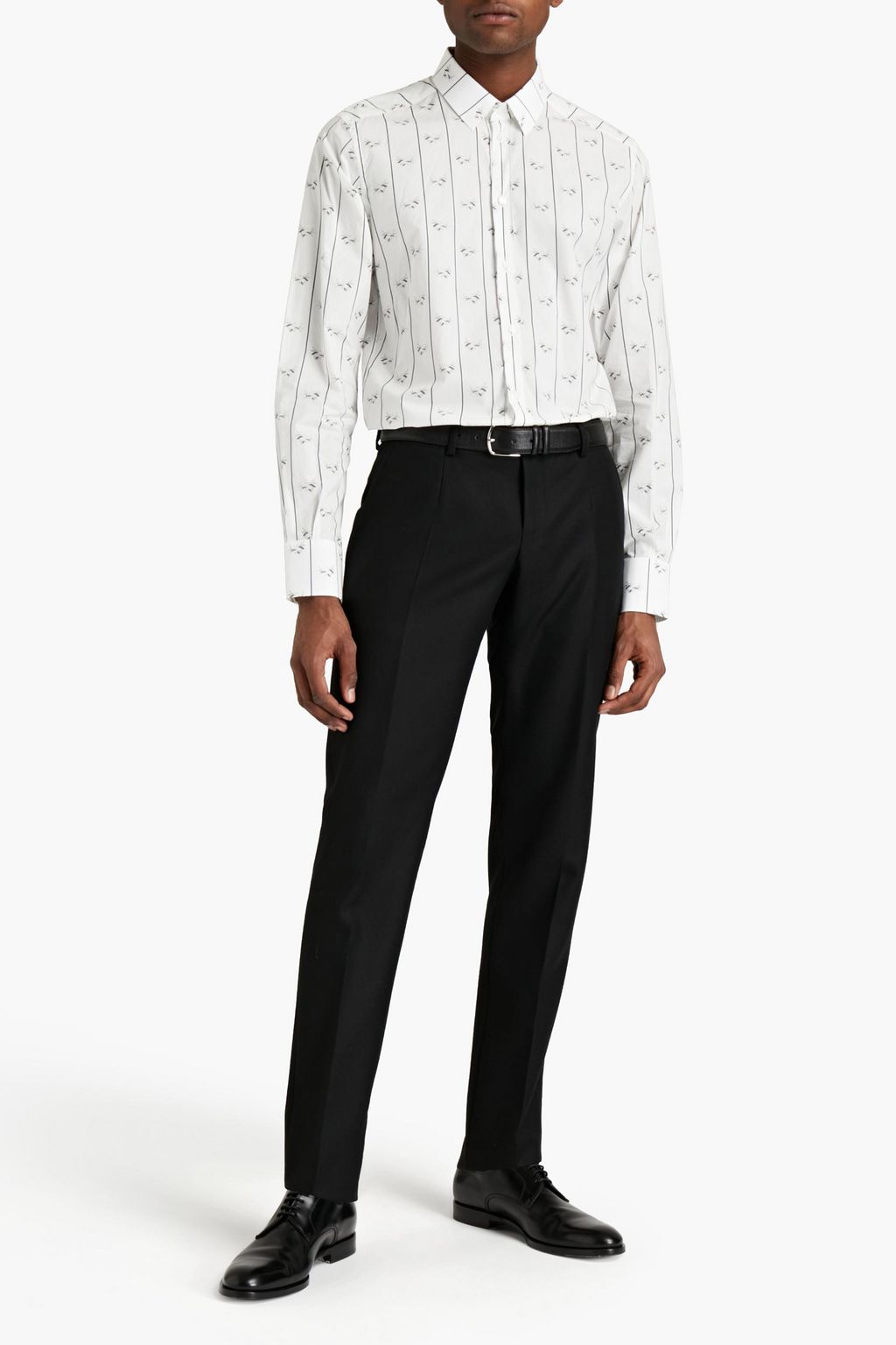 DOLCE & GABBANA Printed cotton-poplin shirt