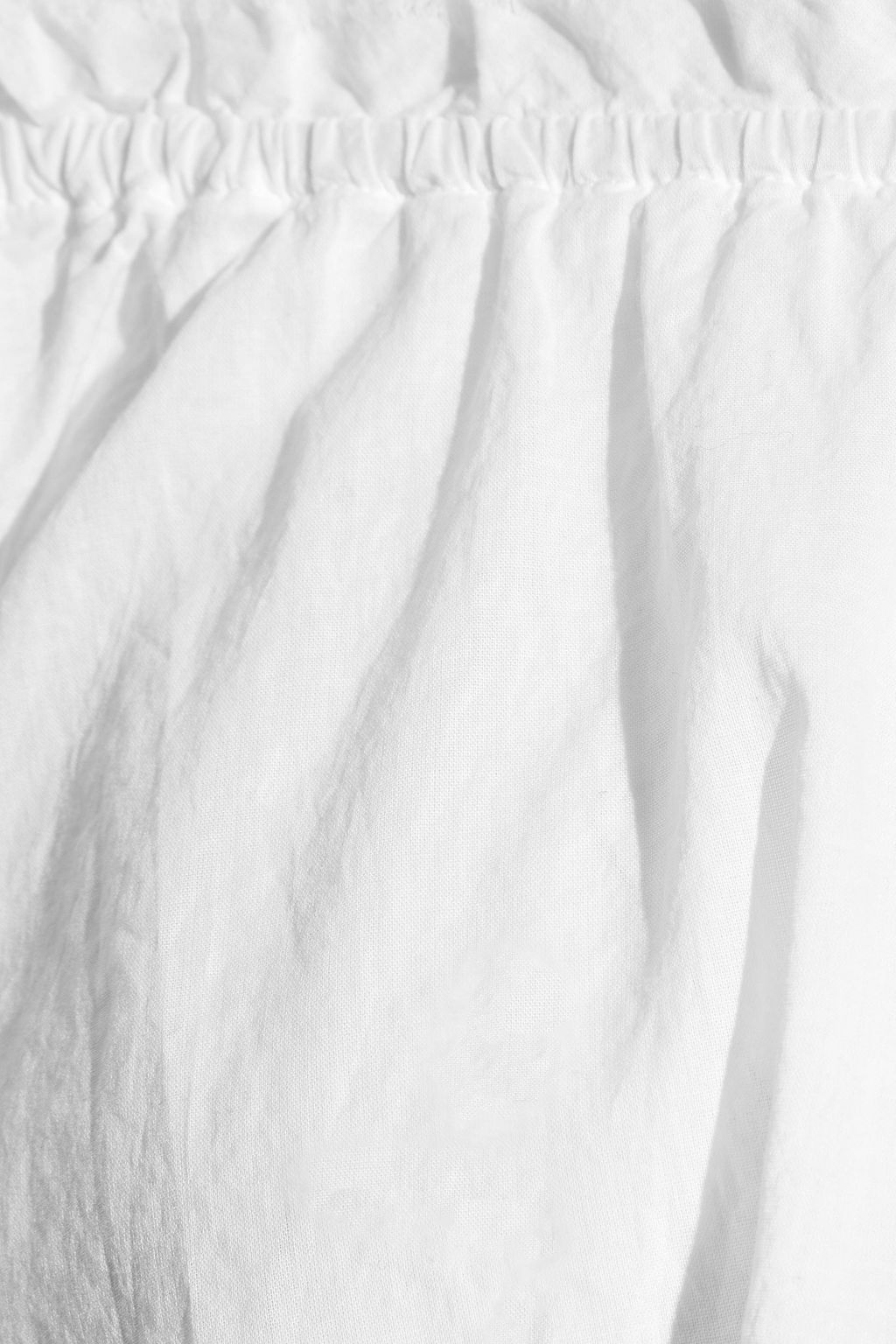 VELVET BY GRAHAM & SPENCER Off-the-shoulder cotton-voile top
