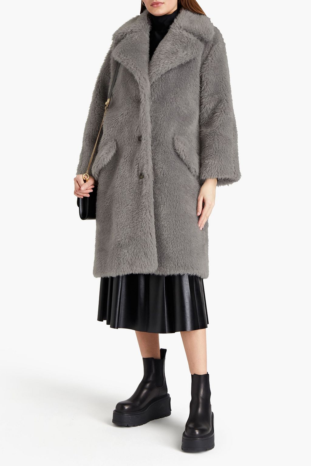 REDVALENTINO Faux fur coat