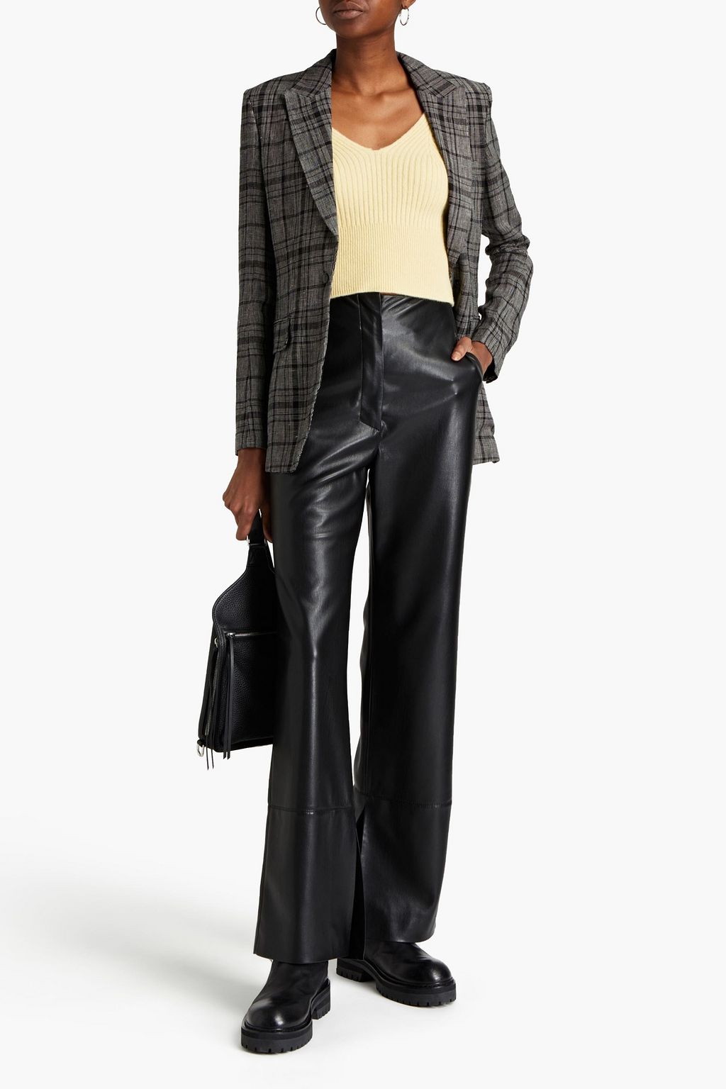 RAG & BONE Cruella checked woven blazer